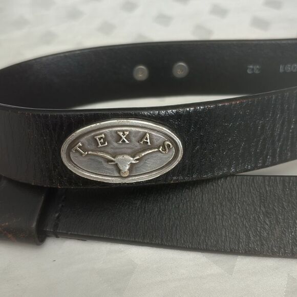 University of Texas Leather Belt - Picture 2 of 4